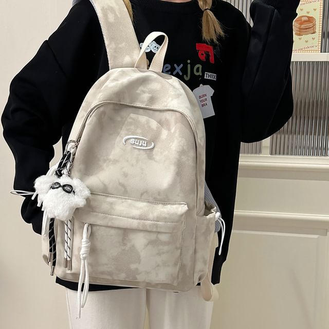 Tie Dye Nylon Laptop Backpack