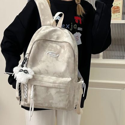 Tie Dye Nylon Laptop Backpack