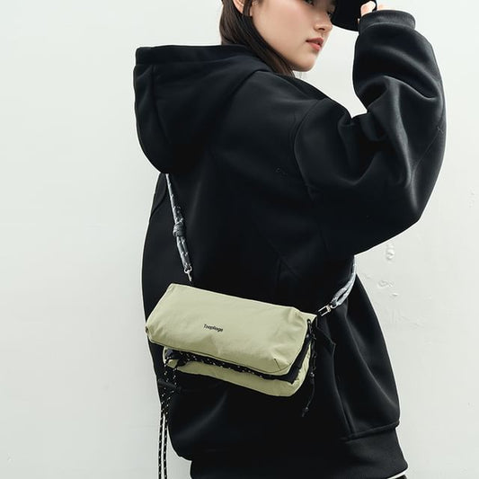 Sac bandoulière en nylon uni