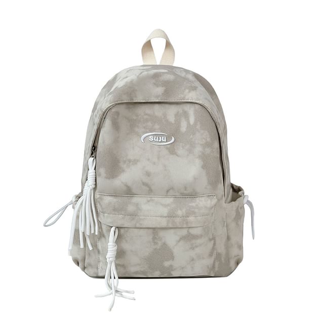 Tie Dye Nylon Laptop Backpack