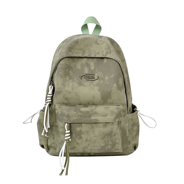 Tie Dye Nylon Laptop Backpack