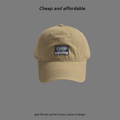 Label Cap Applique