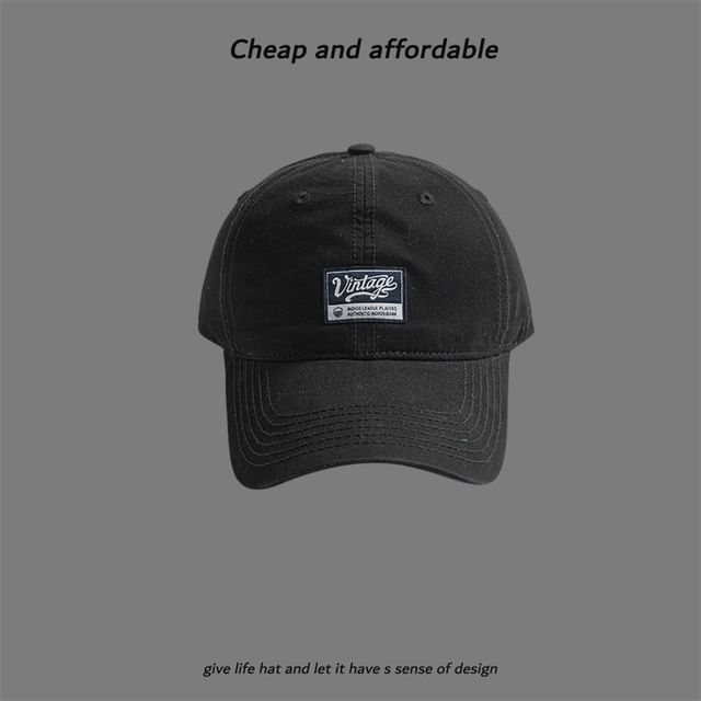 Label Cap Applique