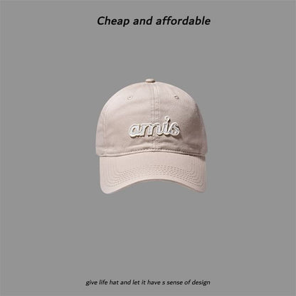 Embroidered Letter Cap