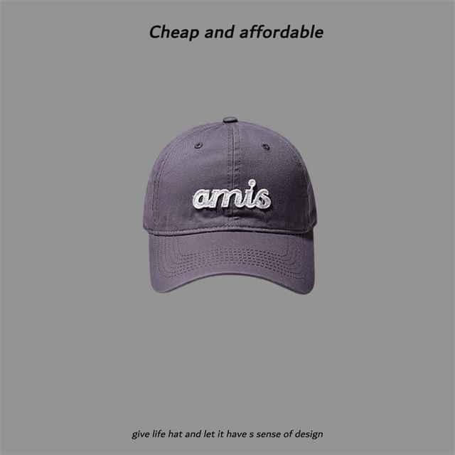 Embroidered Letter Cap