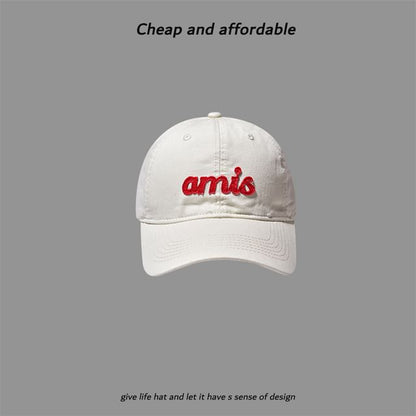 Embroidered Letter Cap