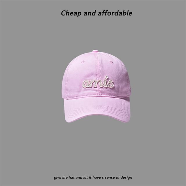 Embroidered Letter Cap