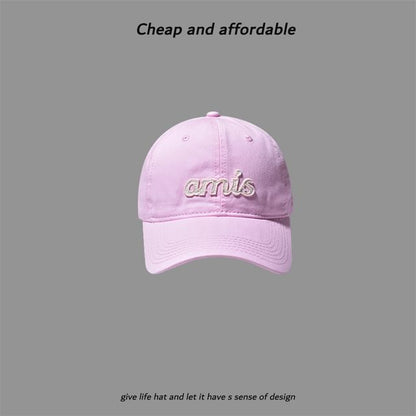 Embroidered Letter Cap