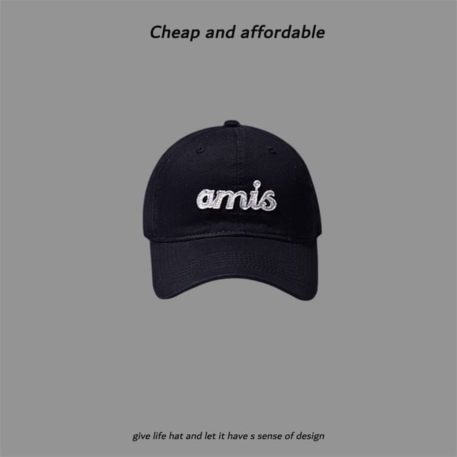 Embroidered Letter Cap