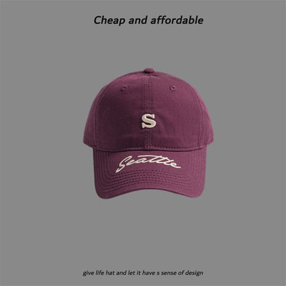 Letter Cap Embroidered