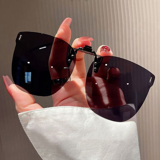 Square Clip On Sunglasses