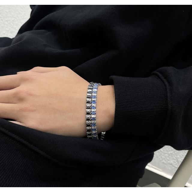 CZ Tennis Bracelet - Stainless Steel