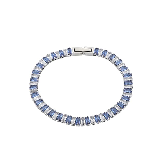 CZ Tennis Bracelet - Stainless Steel