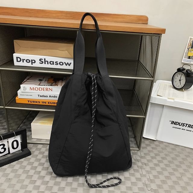 Plain Drawstring Backpack