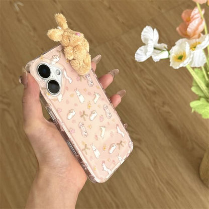 Rabbit Phone Case / Adhesive Decoration / Set