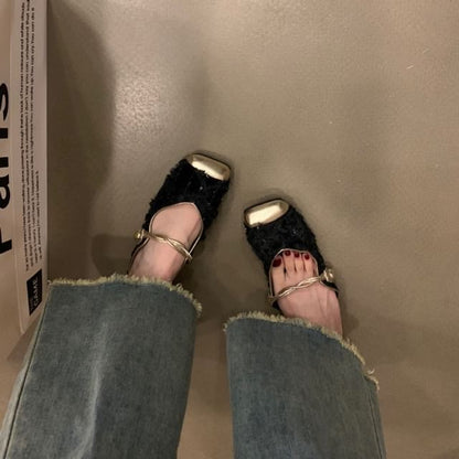 Mules Toe Cap Jane Mary