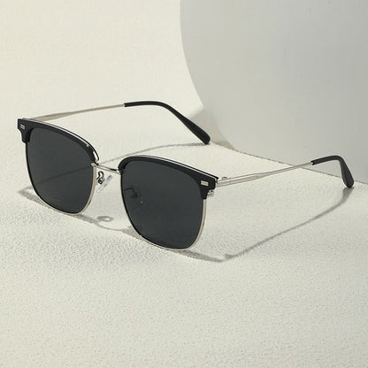 Browline Metal Sunglasses
