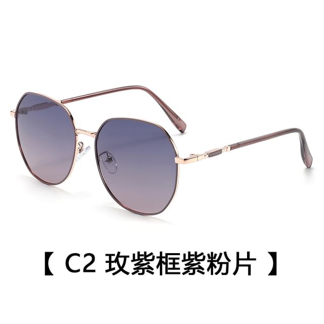 Geometric Metal Sunglasses