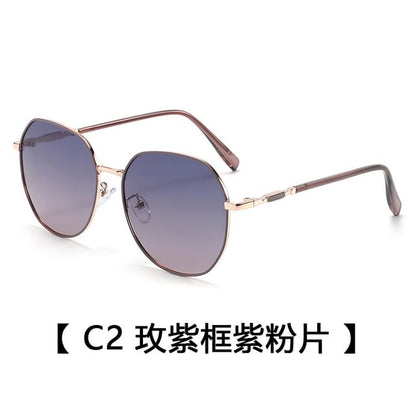 Geometric Metal Sunglasses