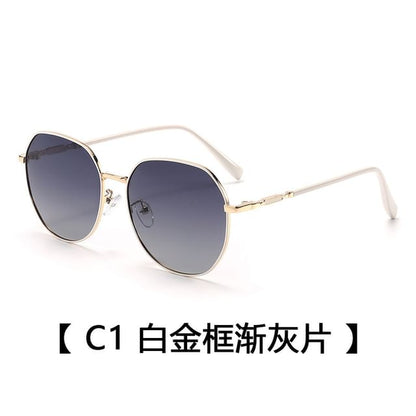 Geometric Metal Sunglasses