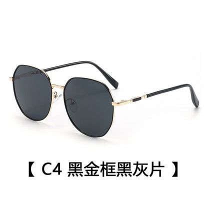 Geometric Metal Sunglasses