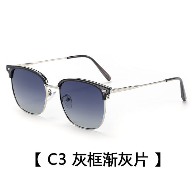 Browline Metal Sunglasses