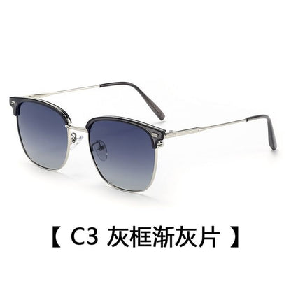 Browline Metal Sunglasses