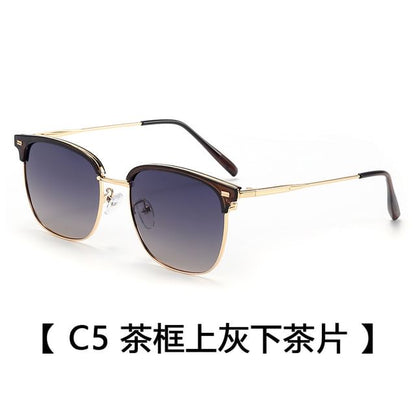 Browline Metal Sunglasses