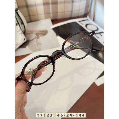 Oval Frame Glasses