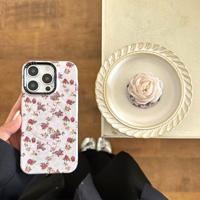 Floral Magnetic (Compatible with MagSafe) Phone Case
