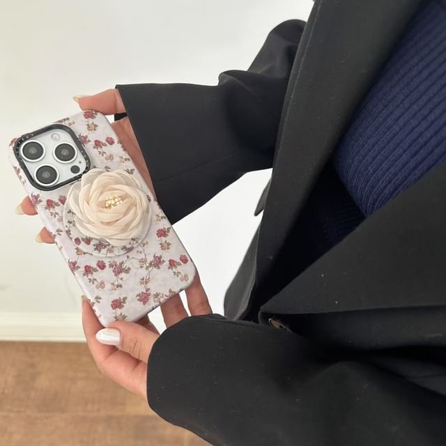 Floral Magnetic (Compatible with MagSafe) Phone Case