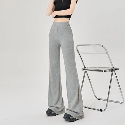 High Rise Flared Sweatpants