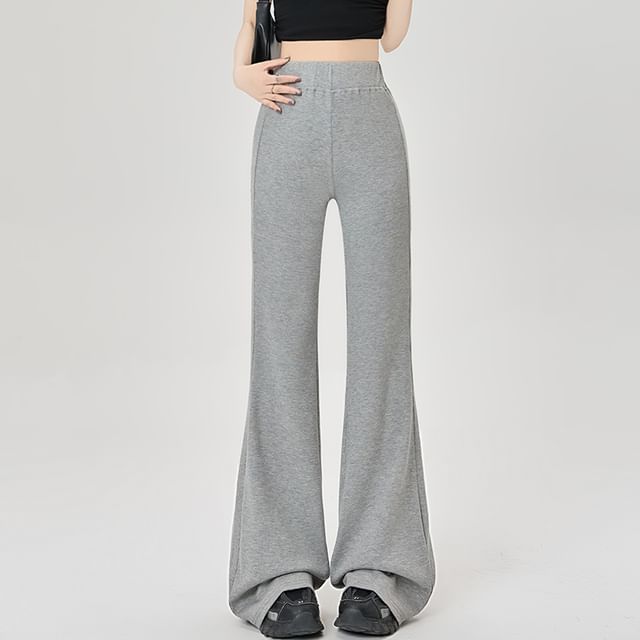 High Rise Flared Sweatpants