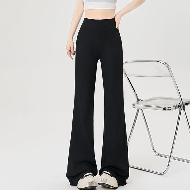 High Rise Flared Sweatpants