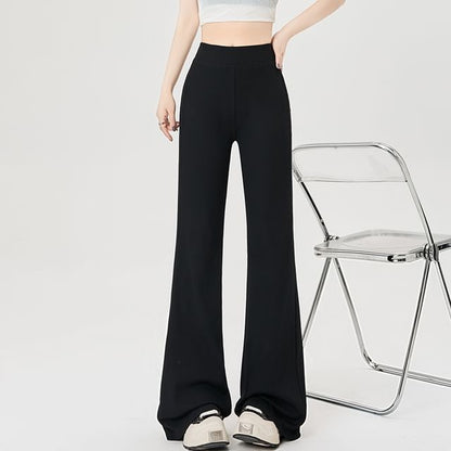 High Rise Flared Sweatpants
