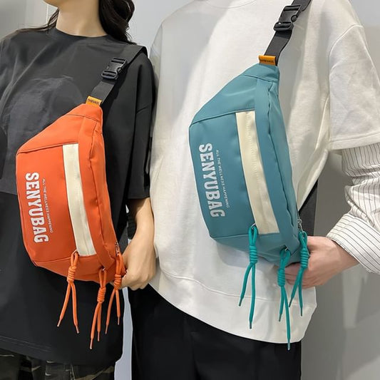 Print Belt Bag Nylon Lettering