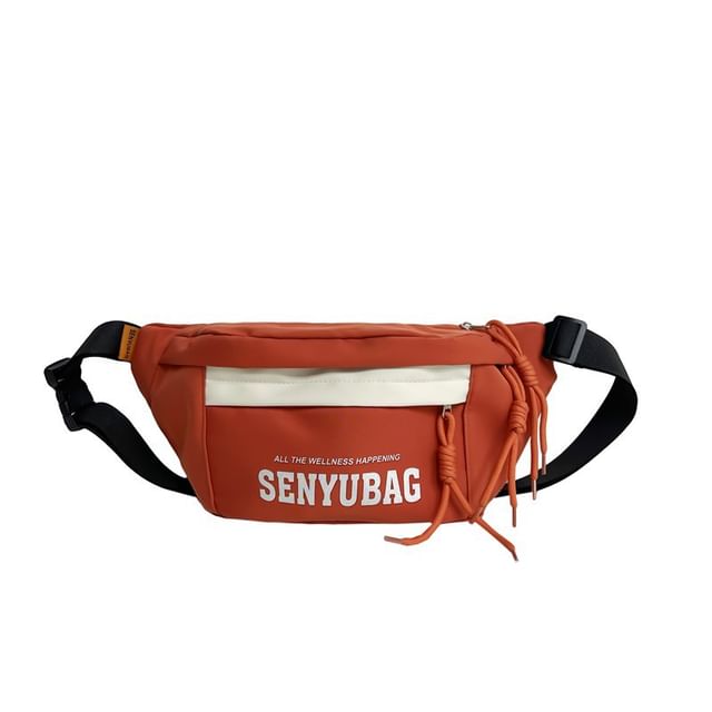 Print Belt Bag Nylon Lettering