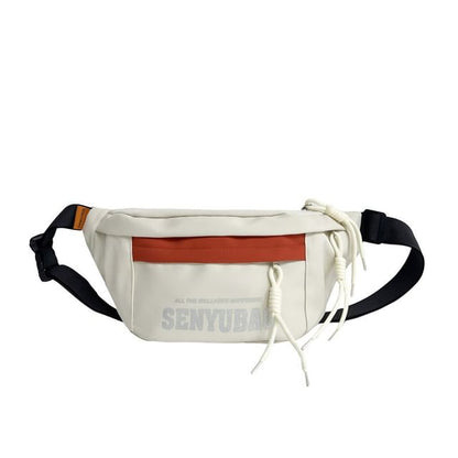 Print Belt Bag Nylon Lettering
