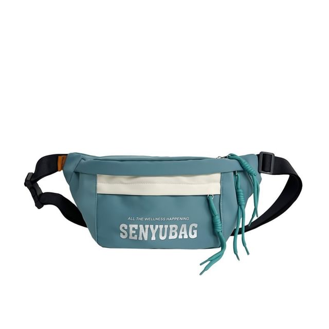 Print Belt Bag Nylon Lettering