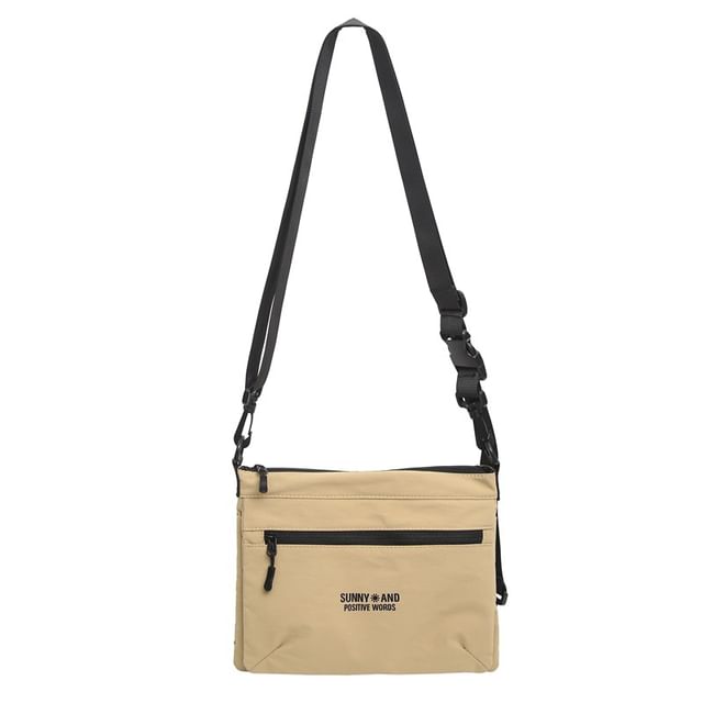 Bag Crossbody Print Nylon Lettering