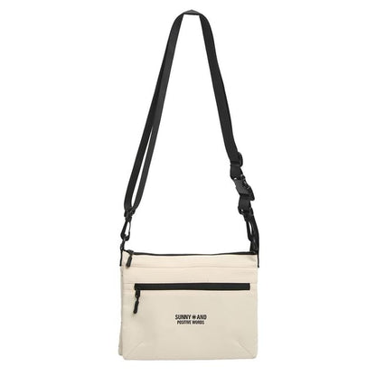 Bag Crossbody Print Nylon Lettering