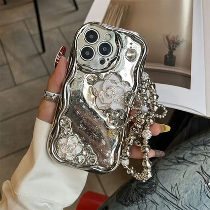 Floral Metallic Phone Case / Strap / Set