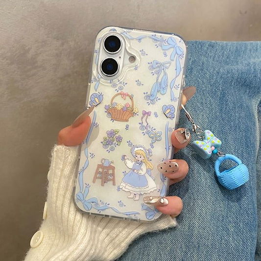 Girl Phone Case / Charm / Set