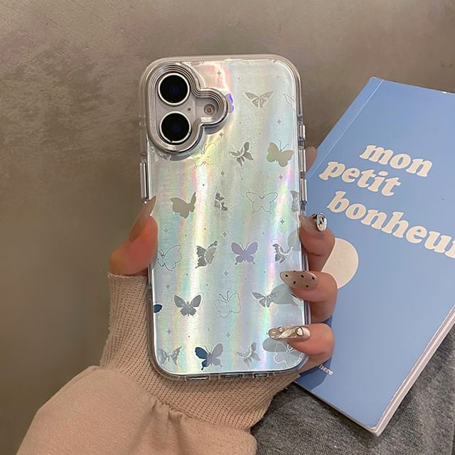 Butterfly Holographic Phone Case