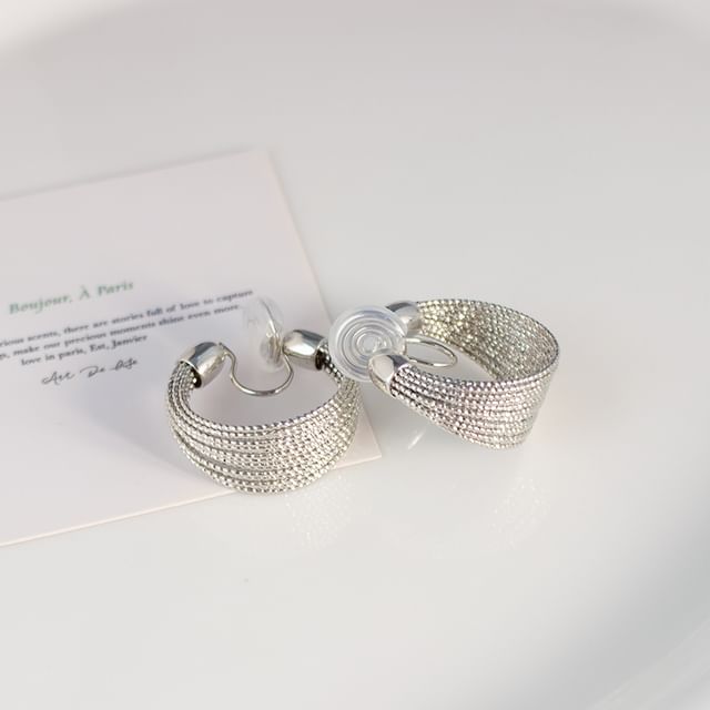 Geometry Hoop Earring / Clip-On Earring