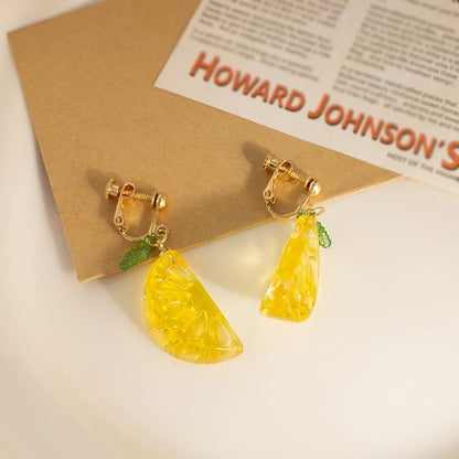 Lemon Drop Earring / Clip-On Earring