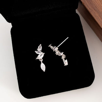 Rhinestone Drop Earring / Clip-On Earring
