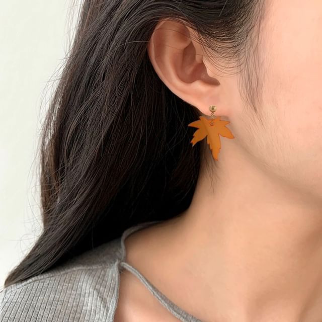 Leaf Alloy Drop Earring / Ear Cuff (Various Designs)