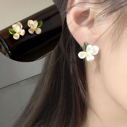 Floral Alloy Stud Earring / Ear Cuff (Various Designs)