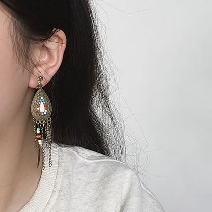 Leaf Alloy Chandelier Earring / Ear Cuff (Various Designs)